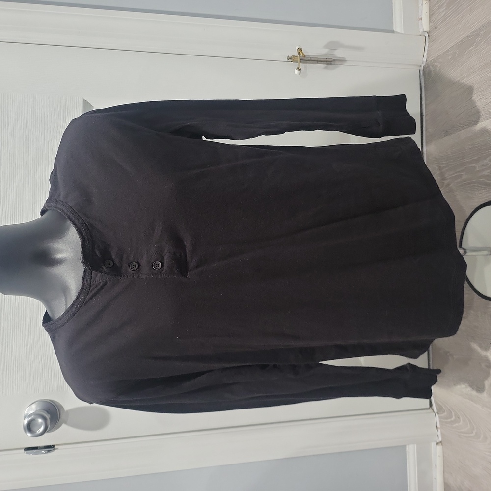 Alpha Beta Black Long Sleeve Shirt